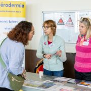 Stand ASF, Nathalie Gwozdecki et Sylvie Bastien